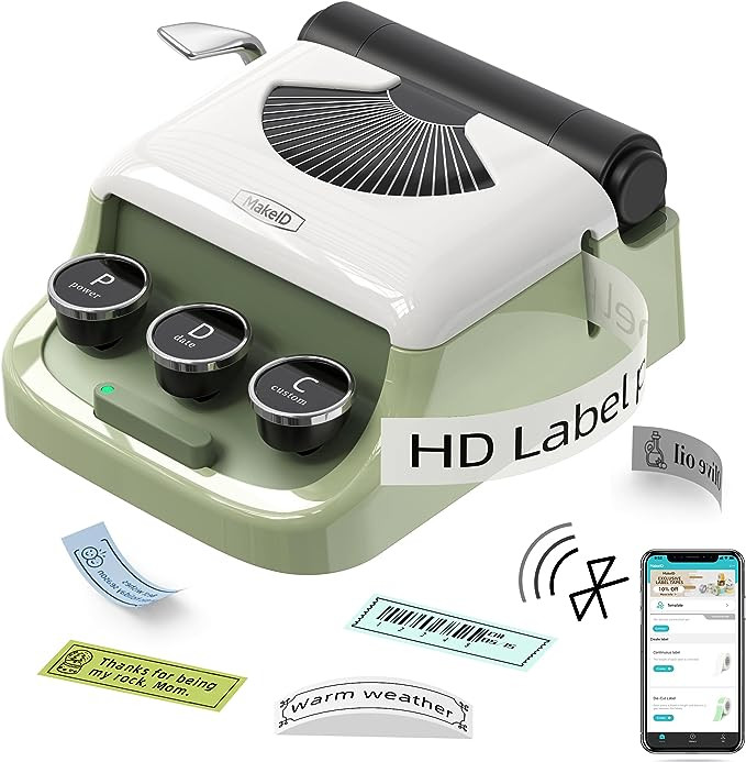 Noch günstiger! Makeid Q1 Bluetooth-Beschriftungsgerät für 20€ – Etikettiergerät für selbstklebende Label