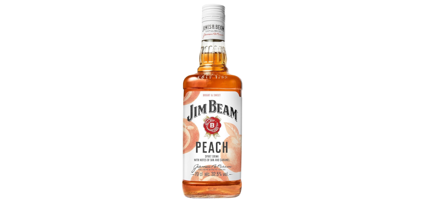 Jim Beam Peach für 12€ - Kentucky Straight Bourbon Whiskey mit Pfirsichgeschmack, 32.5% Vol., 700ml