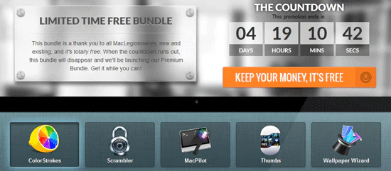 Mac Software-Bundle kostenlos im Wert von ~30€ - ColorStrokes, Scrambler, MacPilot, Thumbs und Wallpaper Wizard