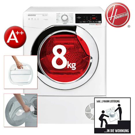 8 KG Wärmepumpentrockner Hoover GDX H8A2TCEXM für nur 314,91 EUR inkl. Lieferung