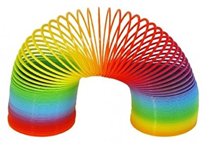 Regenbogenspirale für 1€ – 75cm lang