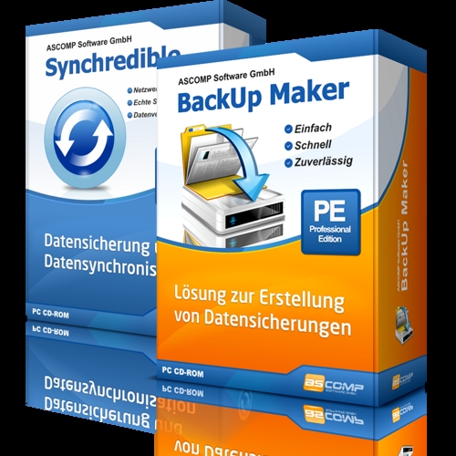 50 % auf Software von ASCOMP (BackUp Maker, Synchredible etc.)