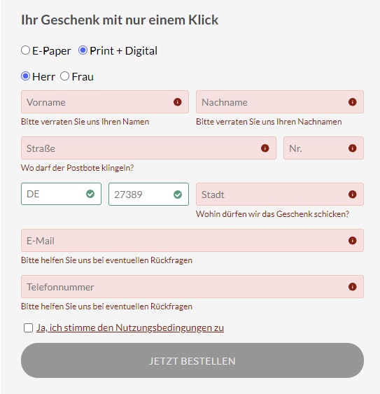 Tageszeitungen gratis