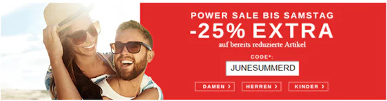 25% Rabatt auf bereits reduzierte Artikel bei Zalando - 80€ MBW