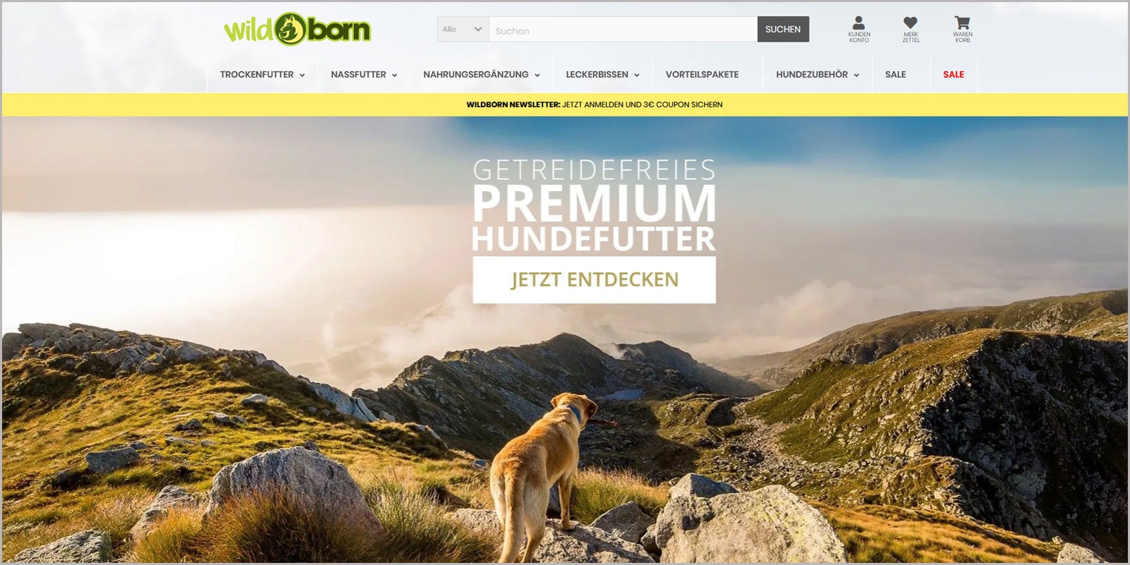 Wildborn Premium Hundefutter