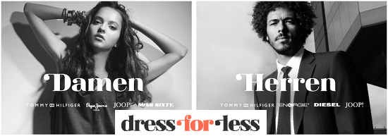 20€ Gutschein für Neukunden bei dress-for-less (Update)