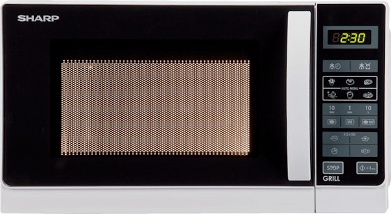 Sharp R642 WW für 79€ – Mikrowelle in Weiß mit Grill, 800 Watt