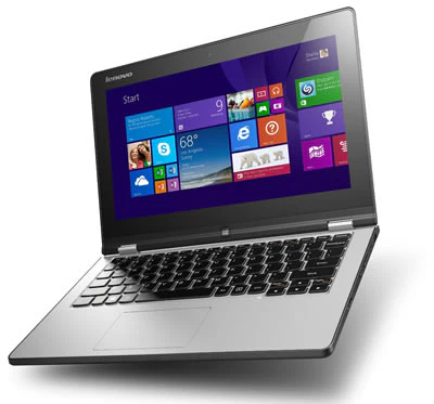 Lenovo Yoga 2-11 29,5 cm (11,6 Zoll HD LED) Convertible Ultrabook (Intel Celeron N2930, 2,16 GHz, 4GB RAM, 500GB HDD, Intel HD Graphics, Touchscreen, Win 8.1) für 319€