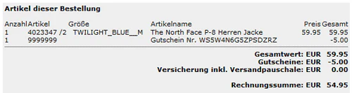 The North Face P-8 Herrenjacke für 55€ / The North Face Upland für 72€