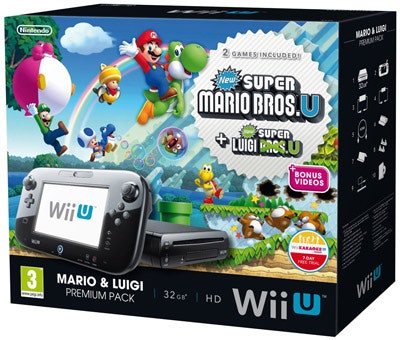 Nintendo Wii U 32GB Premium inkl. Super Mario Bros. U und Super Luigi U für 250€ *UPDATE2*