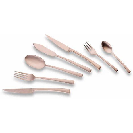 Echtwerk Tafelbesteck Avelino 42-teilig bronze mattiert mit 64,47€ Rabatt