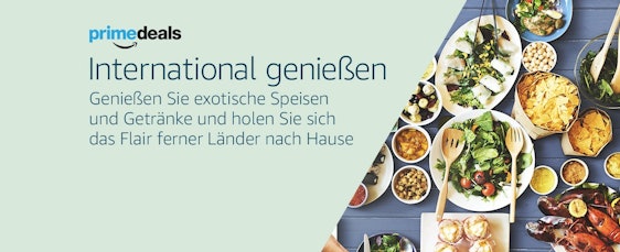 Nur heute: International genießen beim Amazon Prime Deals Tag - z.B. Philips Pasta Maker für 150€