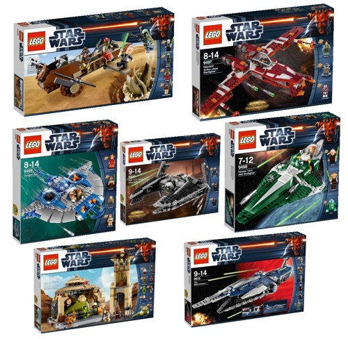 LEGO® STAR WARS™ 9496 9497 9498 9499 9500 9515 9516 als Komplettset