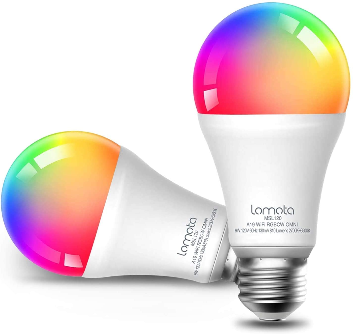Lomota LED-Glühbirne für 10€ - WLAN RGB-Lampe mit Appsteuerung