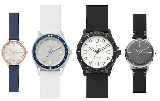 Skagen: 30% Extra-Rabatt auf bereits reduzierte Uhren & Schmuck » z. B. Uhr 'Fisk' mit Silikonarmband für 62€