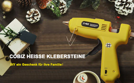 Cobiz Heißklebepistole nur 13,59 statt 16,99 Euro.