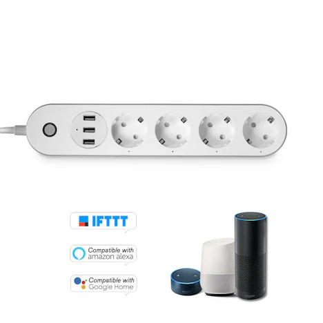 (ebay) Smarte Mehrfachsteckdose (Alexa+Google)