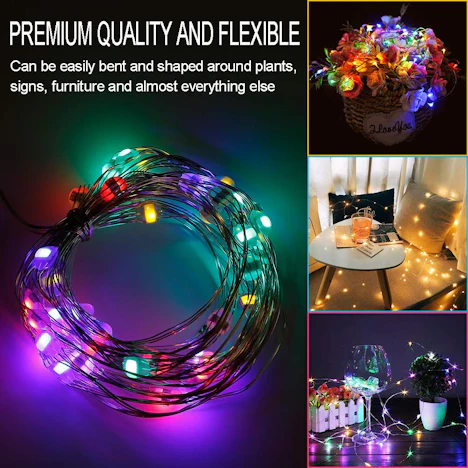 LED-Schnur-Licht (RGBW String Lights)