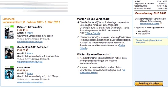 Preisfehler - Nur 1 Spiel bezahlen bei der 3-für-2 Games Aktion bei Amazon (Xbox 360)