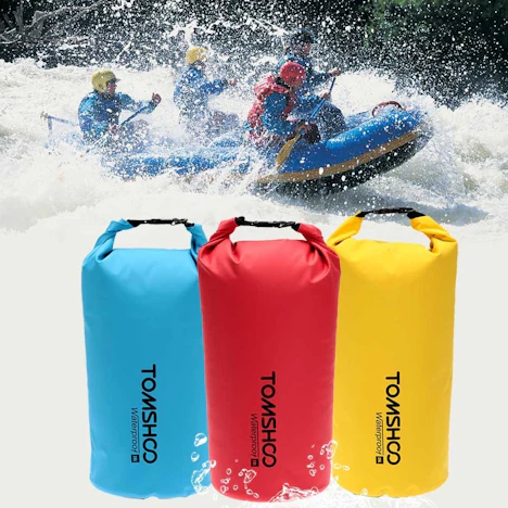 Amazon: TOMSHOO 10L / 20L Wasserdicht Outdoor Stausack für nur 8,99€
