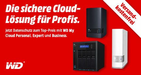 WD My Cloud Angebote bei Mediamarkt - z.B. WD My Cloud 3TB für 129€