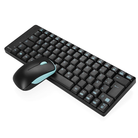 2.4G Ultra Slim Wireless Kabellose Tastatur und Maus (QWERTZ Layout) 13.99€ (statt 18.99€)