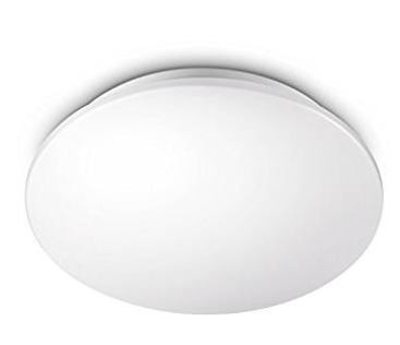 Philips myLiving LED Deckenleuchte Moire, 16W, 2700K, 31.9 x 31.9 x 7 cm, weiß [Energieklasse A]