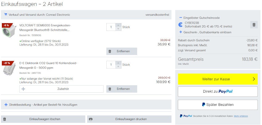 conrad-gutscheinaktion-cyber-monday-2023-warenkorb conrad-gutscheinaktion-cyber-monday-2023-warenkorb