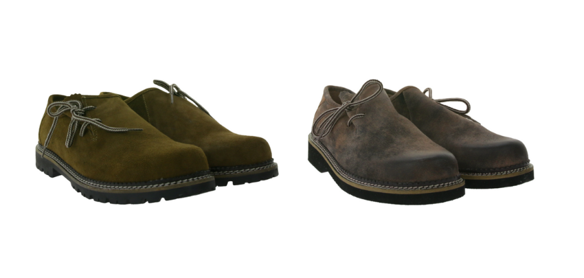 Stonerock Haferlschuhe für 30€ - Echtleder, herausnehmbares Fußbett, Trachten-Design