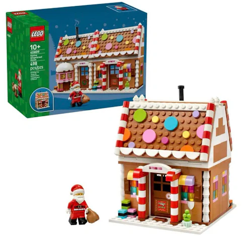 Lego Weihnachtliches Lebkuchenhaus Bauset für 28,69€(statt 33,68€)