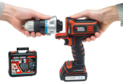 Black &amp; Decker Akkuschrauber MT143KB für 120€ mit 2 Akkus, Starterkit und Koffer