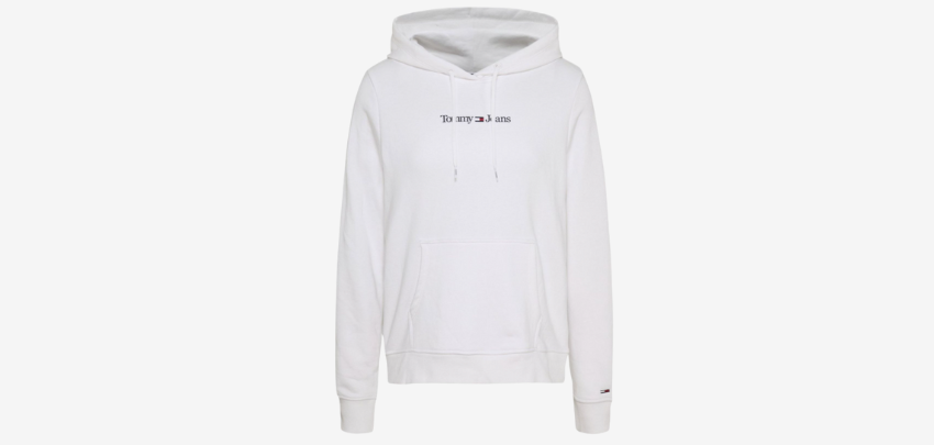 Tommy Hilfiger Damen Hoodie für 50€ - in Weiß, Baumwoll-Mix, Gr. S - XL