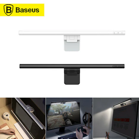 Baseus LED E-Reading Tischleuchte Schreibtischlampen Computer Bildschirm Lamp DE