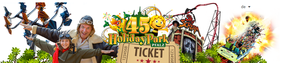 Holiday Park Tageskarte für 15,50€ - 50% Rabatt für Kinder und Erwachsene