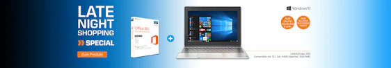 Lenovo Miix 320 64GB + Office365 für 199€ - Convertible für Office und Multimedia