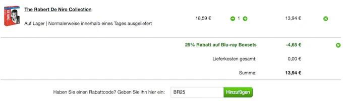 Robert de Niro Filme im Angebot