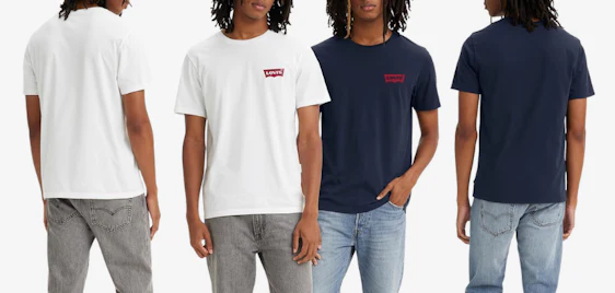 Doppelter Style für den Alltag! 👕 Levi's 2-Pack Crewneck T-Shirts ab nur 16€ 👖