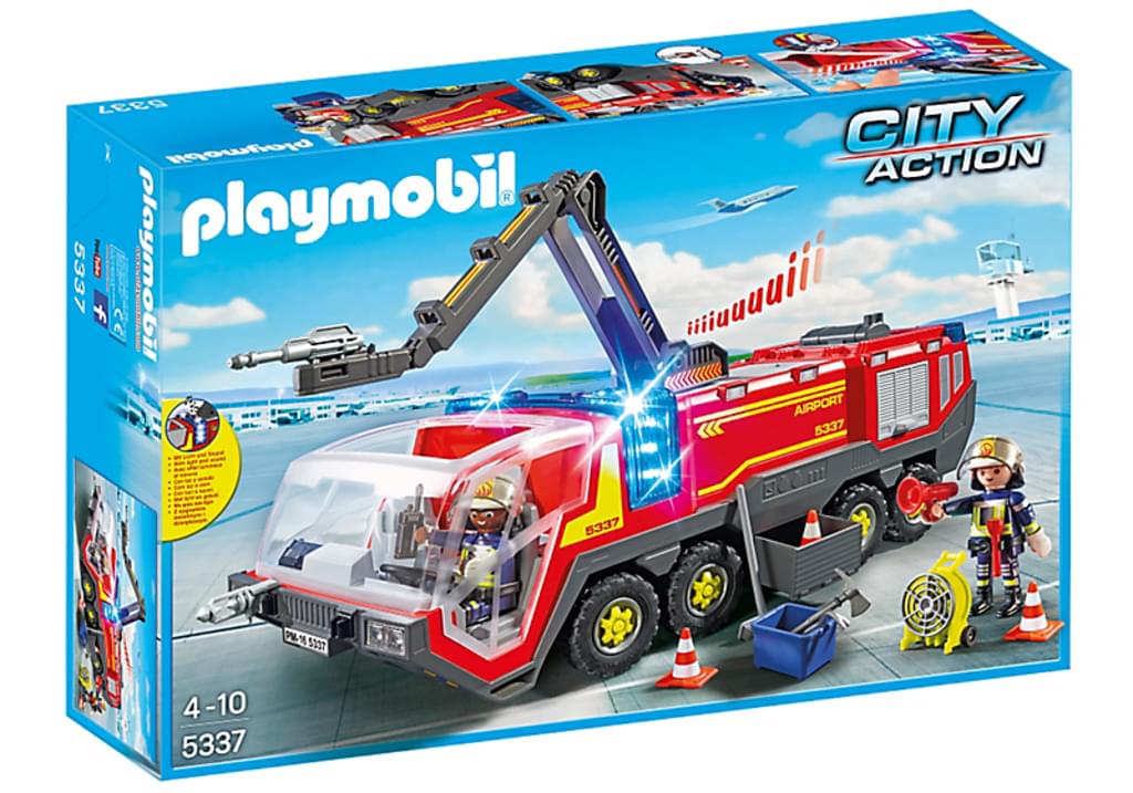 Playmobil City Action 5337 ab 29€ - Flughafenlöschfahrzeug mit Licht und Sound