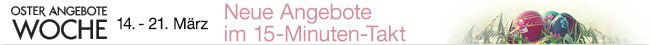 Amazon Oster-Angebote vom 14. bis 21. März - viele Blitzangebote und 20€ Rabatt auf ausgewählte Warehouse Deals