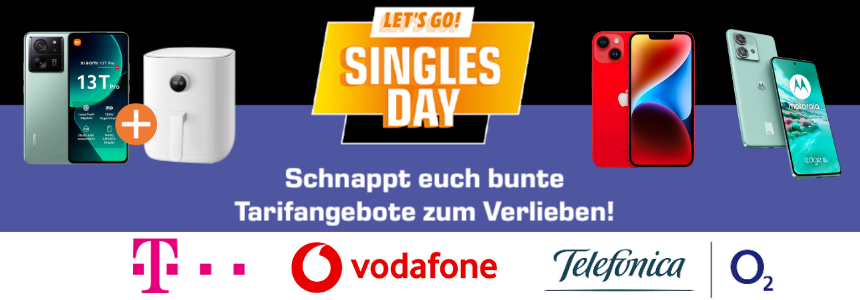 Noch aktuell! Saturn Tarif-Schnäppchen zum Singles' Day » Top Bundle-Highlights auf einen Blick 📱