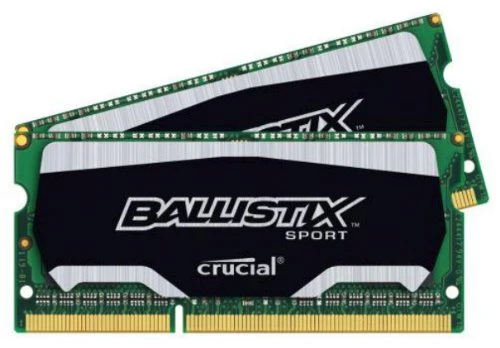 Crucial Ballistix 8GB Kit DDR3 PC3-14900 CL10 für ~42€ - Arbeitsspeicher für Notebooks