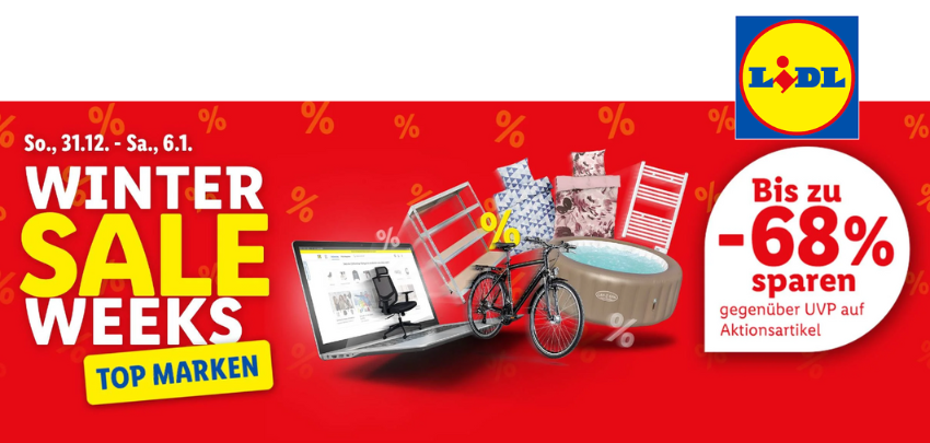 Bis zu 68% Rabatt im Lidl Winter Sale - Gardena Akku-Rasenmäher »PowerMax 32/36V Power For All« für 155€
