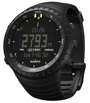 Suunto Core All Black für 130€ – Multifunktions-Sportuhr mit Barometer, Höhen- und Tiefenmesser