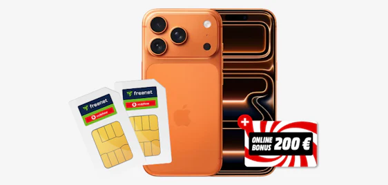Effektiv nur 3€ mtl. 🍏 iPhone 17 Pro mit 40GB + 5GB Vodafone Allnet-Flat