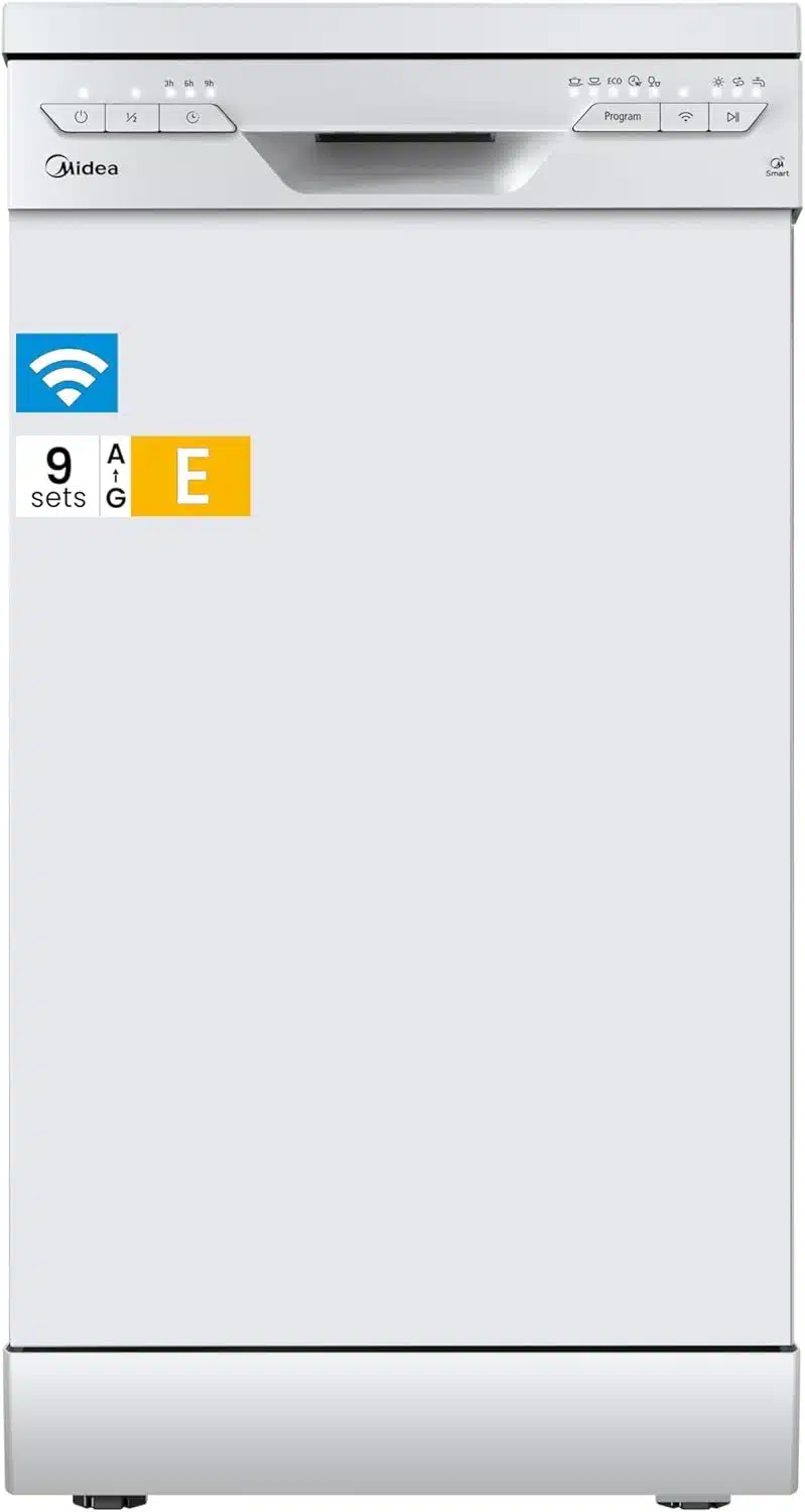Midea SF 3.45NW PRO Geschirrspüler 45 cm in Weiß