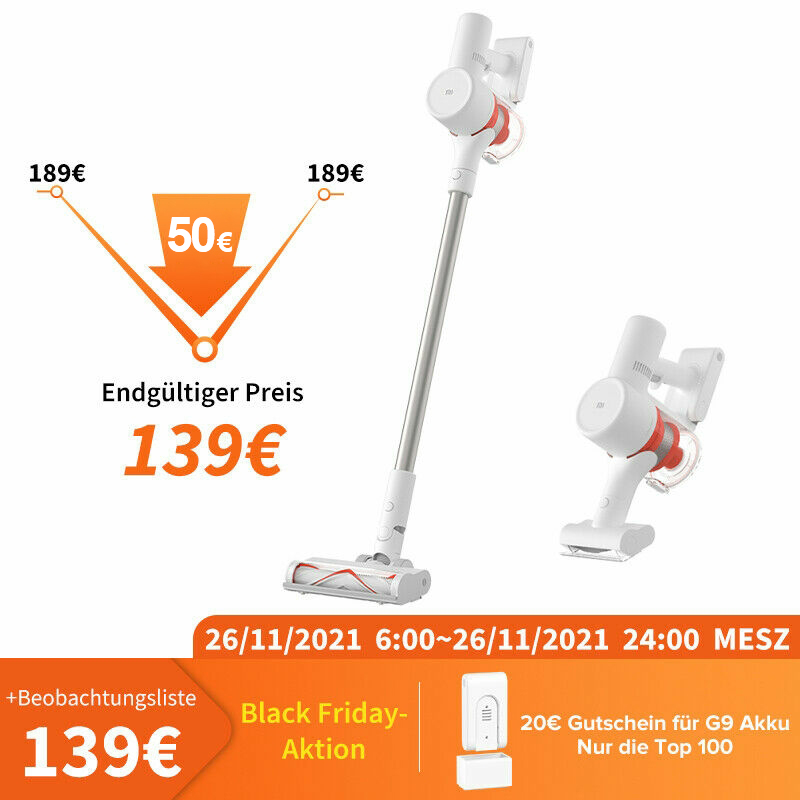 Xiaomi Mi G9 Handstaubsauger Staubsauger Akkusauger Auswechselbarer-Akku