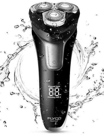 Elektrisch Rasierapparat Trockenrasierer IPX7 Wasserdicht LED Display