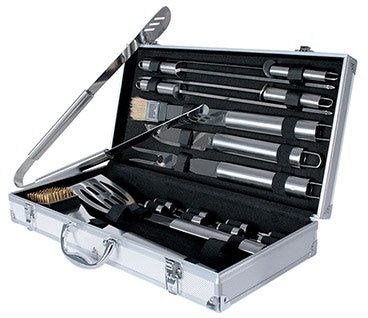 Broil-Master Grillbesteck Koffer 18-teilig für 15€