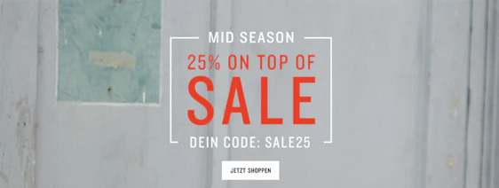 Mid-Season Sale mit bis zu 70% Rabatt bei Tom Tailor - jetzt mit 25% Extra-Rabatt