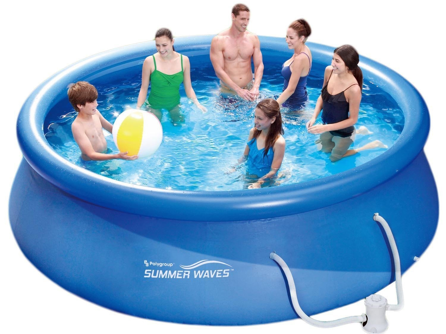 Summer Waves Fast Set Pool für 65€ - 366x91cm Swimming Pool mit Filterpumpe